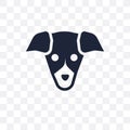 Whippet dog transparent icon. Whippet dog symbol design from Dog
