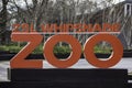 WHIPSNADE, UNITED KINGDOM - Jan 02, 2021: The entrance sign to Whipsnade Zoo