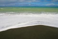 Whirinaki beach, Hawke`s Bay, Napier, North Island, New Zealand Royalty Free Stock Photo