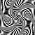 Whirl rotation movement illusion. Abstract op art design Royalty Free Stock Photo