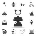 whirligig toy Icon. Detailed set of baby toys icons. Premium quality graphic design. One of the collection icons for websites, web Royalty Free Stock Photo