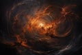 Whirling vortex elementals, conjuring powerful storms with their elemental prowess - Generative AI