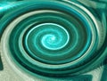 A whirling vortex spiral. Spiral of hypnosis, hypnosis concept, downward pattern, abstract background from circles of colored Royalty Free Stock Photo