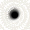 Whirlpool, black hole. Abstract spiral, vortex shape, element