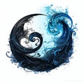 Whirlpool of Good and Evil: The Mesmerizing Dance of Waves and P
