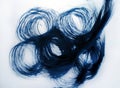 Whirlpools of water created by a stream of water from a hose in an Abstract style Royalty Free Stock Photo