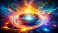 A Whirlwind of Color and Form in an Alchemist's Workshop Generative AI