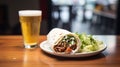 Whirly Craftcore: Munich Helles Lager With Spicy Burrito