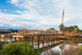 Whirokino Bridge Construction Royalty Free Stock Photo