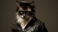 Whiskered Crooner: Cat Elvis\'s Furry Tribute to the King