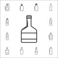 whiskey bottle icon. Bottle icons universal set for web and mobile Royalty Free Stock Photo