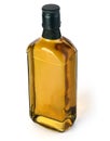 Whiskey bottle on white Royalty Free Stock Photo