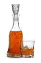Whiskey decanter Royalty Free Stock Photo