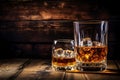 Whiskey drinks. You need to drink whiskey with ice then the whiskey tastes better of an oak barrel. Alcoholic drink with ice