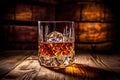 Whiskey drinks. You need to drink whiskey with ice then the whiskey tastes better of an oak barrel. Alcoholic drink with ice