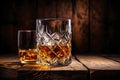 Whiskey drinks. You need to drink whiskey with ice then the whiskey tastes better of an oak barrel. Alcoholic drink with ice