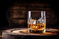 Whiskey drinks. You need to drink whiskey with ice then the whiskey tastes better of an oak barrel. Alcoholic drink with ice