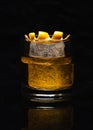 Whiskey glass on the rocks Royalty Free Stock Photo