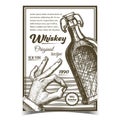 Whiskey Original Recipe Advertising Poster Vector