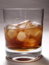 Whiskey on the rocks Royalty Free Stock Photo