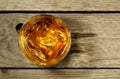 Whiskey on the rocks Royalty Free Stock Photo