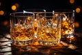 Whiskey, scotch, cognac, brandy, booze ice cube coctail liquor rum drinking high alcohol irish nightclub spirit glass