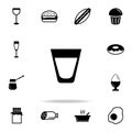 Whiskey. Scotch Glass Icon. Detailed set of food and drink icons. Premium quality graphic design. One of the collection icons for