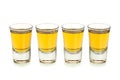 Whiskey shots Royalty Free Stock Photo