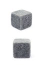 Whiskey stone cube isolated