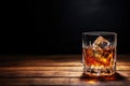 Whiskey themed background large copy space - stock picture backdrop