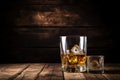 Whiskey themed background large copy space - stock picture backdrop