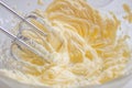 Whisking butter