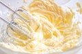 Whisking butter