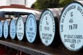 Whisky Barrels at Glenfiddich Royalty Free Stock Photo