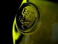 Whisky bottle macro