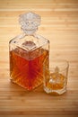Whisky - decanter and drink Royalty Free Stock Photo