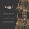 Whisky illustration.