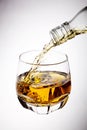 Whisky pouring