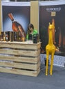 Whisky tasting booth during the festival