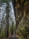 Whispering Cave, Hocking Hills State Park, Ohio Royalty Free Stock Photo