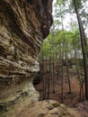 Whispering Cave, Hocking Hills State Park, Ohio Royalty Free Stock Photo