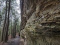 Whispering Cave, Hocking Hills State Park, Ohio Royalty Free Stock Photo