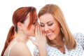 Whispering Royalty Free Stock Photo