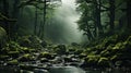 Whispers of the Verdant Realm: A Captivating Snapshot of a Green Forest