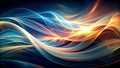 Whispers of the Wind A Study in Motion with Swirling Lines and Dynamic Forms Generative AI Deep art