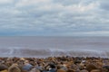 Whispy waves long exposure on Felixstowe beach