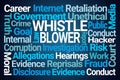 Whistle Blower Word Cloud