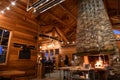 Whistlepig restaurant at Stowe Ski Resort in Vermont Royalty Free Stock Photo