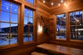 Whistlepig restaurant at Stowe Ski Resort in Vermont Royalty Free Stock Photo