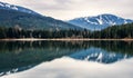 Whistler Blackcomb Reflection Royalty Free Stock Photo